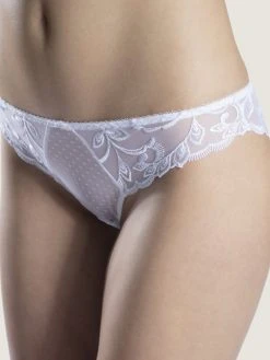 Aubade Au Bal De Flore Italiener-Slip -Zimmerli Shop Aubade Au Bal de Flore Italiener weiss OF27 BLAN 3
