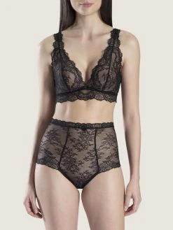 Aubade Danse Des Sens Taillen-Slip -Zimmerli Shop Aubade Danse des Sens Highwaist Slip schwarz OG24 NOIR 2