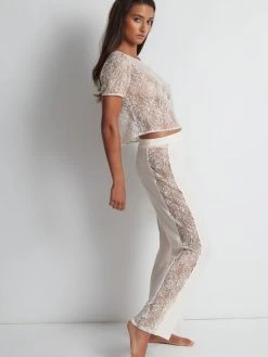 Aubade Lazy Days Lange Loungehose -Zimmerli Shop Aubade Lazy Days Lange Loungehose hellrosa RL60 PETL 2