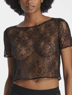 Aubade Lazy Days Spitzen-Top 11 Aubade Lazy Days Spitzen-Top -Zimmerli Shop Aubade Lazy Days Spitzen Top schwarz RL48 NOIR 5