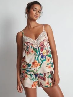 Aubade Sweet Folk Spaghetti-Top -Zimmerli Shop Aubade Sweet Folk Spaghetti Top beige RP38 EDN 2