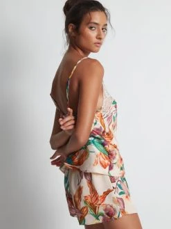 Aubade Sweet Folk Spaghetti-Top -Zimmerli Shop Aubade Sweet Folk Spaghetti Top beige RP38 EDN 3