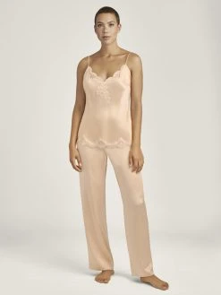 Aubade Toi Mon Amour Seidenhose -Zimmerli Shop Aubade Toi Mon Amour Lange Hose champagner QS60 BLON 2