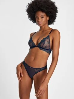 Aubade Velvet Memories Rio-Slip -Zimmerli Shop Aubade Velvet Memories Rio Slip blau RB22 TWIL 1