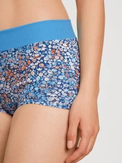 Calida Elastic Trend Panty, Regular Cut -Zimmerli Shop Calida Elastic Trend Panty regular cut blau 24222 474 3