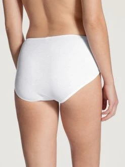 Calida Feminin Sense Midislip, Hoch Geschnitten -Zimmerli Shop Calida Feminin Sense Midi Slip high waist weiss 22451 001 1