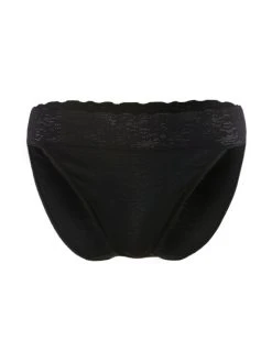 Calida Iconics Tangaslip -Zimmerli Shop Calida Lycraspitze Tanga high waist schwarz 21904 992 3