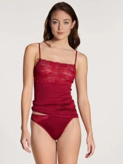 Calida Sensual Secrets Slip, Regular Cut -Zimmerli Shop Calida Sensual Secrets Slip regular cut rot 21932 167 2