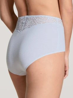 Calida Silky Wool Glam Panty, High Waist -Zimmerli Shop Calida Silky Wool Glam Panty high waist blau 24859 521 1
