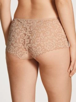 Calida Natural Comfort Lace Panty, Regular Cut -Zimmerli Shop Calida Natural Comfort Lace Panty regular cut rosa 24856 160 1