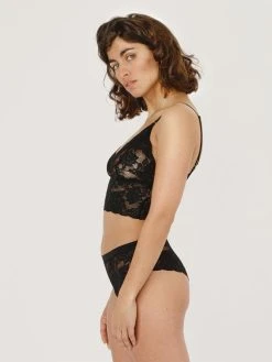 Erlich Textil Isabell Set Aus Panty Und Bralette -Zimmerli Shop Erlich Textil Isabell Panty 2er Pack schwarz 641132975050 SET 750 220503 2