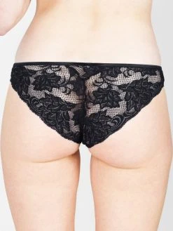 Erlich Textil Sophie Slip Mit Spitze -Zimmerli Shop Erlich Textil Sophie Slip mit Spitze schwarz ERL F022010617 100 1