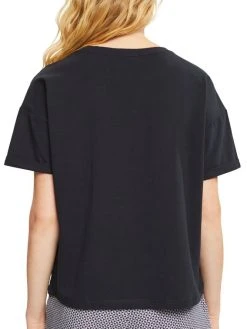 ESPRIT Casual Kurzarm-Shirt -Zimmerli Shop Esprit Casual Kurzarm Shirt schwarz 992ER1Y306 001 1