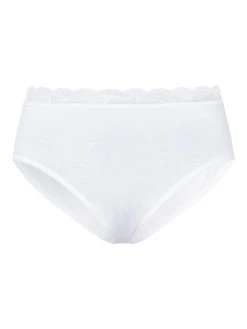 HANRO Cotton Lace Maxi Slip -Zimmerli Shop Hanro Cotton Lace Maxi Slip weiss 072436 0101 3