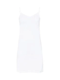 HANRO Ultralight Nachthemd Mit Spaghettiträgern -Zimmerli Shop Hanro Ultralight Nachthemd mit Spaghettitraegern weiss 071346 0101 220502 4