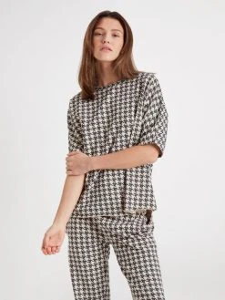 Juvia Doris Shirt Mit Halbarm -Zimmerli Shop JUVIA Doris Shirt mit Halbarm blau 820 19 235 879 3