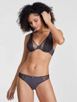 JOOP! Signature Sensation Slip -Zimmerli Shop Joop Signature Sensation Rio Slip dunkelgrau 604040 410 4