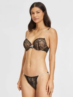 LASCANA Pearl Brazil-Slip -Zimmerli Shop Lascana Pearl Brazil Slip schwarz BR201 BLACK CREME 2