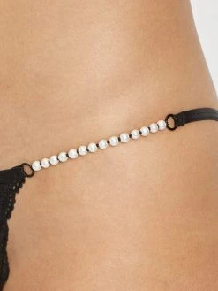 LASCANA Pearl Brazil-Slip -Zimmerli Shop Lascana Pearl Brazil Slip schwarz BR201 BLACK CREME 3