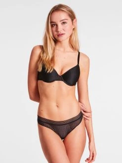 Passionata Manhattan Brazil-Slip -Zimmerli Shop Passionata Manhattan String schwarzz 48D7 11 2