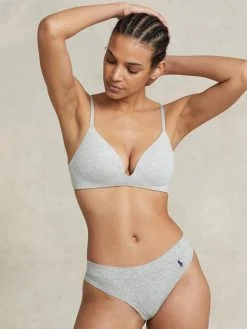 Polo Ralph Lauren Club Cotton String 6 Polo Ralph Lauren Club Cotton String -Zimmerli Shop Polo Ralph Lauren Damen TW NW LW Club Cotton String grau 4P2036 202 2