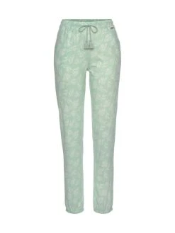 S.Oliver Perfect Nights Hose, Lang -Zimmerli Shop SOliver Perfect Nights Pants gruen AK 216 47 MINTLEAF AOP 3