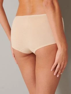 Schiesser 95/5 Organic Panty, 3er-Pack -Zimmerli Shop Schiesser 95 5 Organic Panty 3er Pack beige 174392 410 1626433734