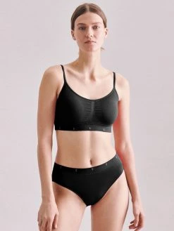 Seidensticker Micro Flex High Waist Slip, 3er-Pack -Zimmerli Shop Seidensticker Loungewear High Cut Brief 3er Pack schwarz 600016 39 3