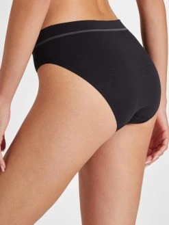 Seidensticker Natural Star Slip, High Waist -Zimmerli Shop Seidensticker F1 Natural Star Slip high waist schwarz 600011 39 1