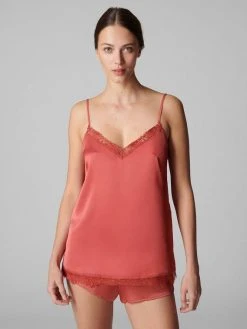 Simone Perele Satin Secrets Night-Shorts -Zimmerli Shop Simone Perele Satin Secrets Night Shorts rot 23H640 339 3