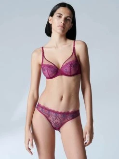 Simone Perele Singuliére Brazil-Slip -Zimmerli Shop Simone Perele Singuliere Slip rosa 1A2720 305 2