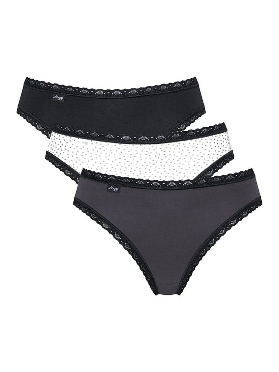 Sloggi 24/7 Weekend Tai-Slip, 3er-Pack 1 Sloggi 24/7 Weekend Tai-Slip, 3er-Pack