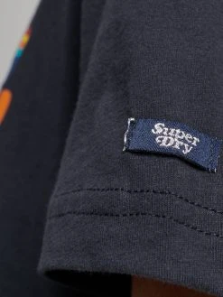 Superdry Loungewear T-Shirt -Zimmerli Shop Superdry Loungewear Kurzarm Shirt blau W1011054A 98T 2