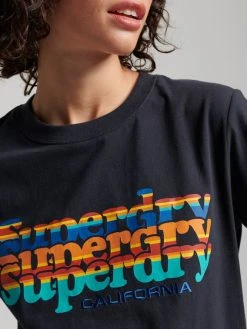 Superdry Loungewear T-Shirt -Zimmerli Shop Superdry Loungewear Kurzarm Shirt blau W1011054A 98T 3