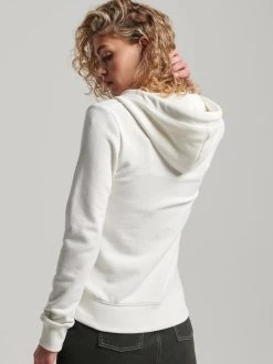 Superdry Loungewear Sweatjacke Mit Kapuze -Zimmerli Shop Superdry Loungewear Sweat Jacke weiss W2012014A 34C 1