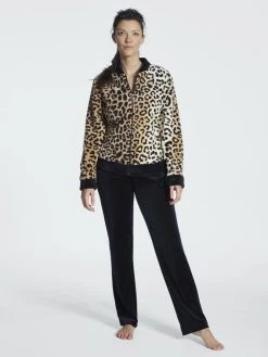 Taubert Leopard Jacke Mit Reißverschluss -Zimmerli Shop Taubert Leopard Jacke mit Reissverschluss bunt 000848 141 806 2
